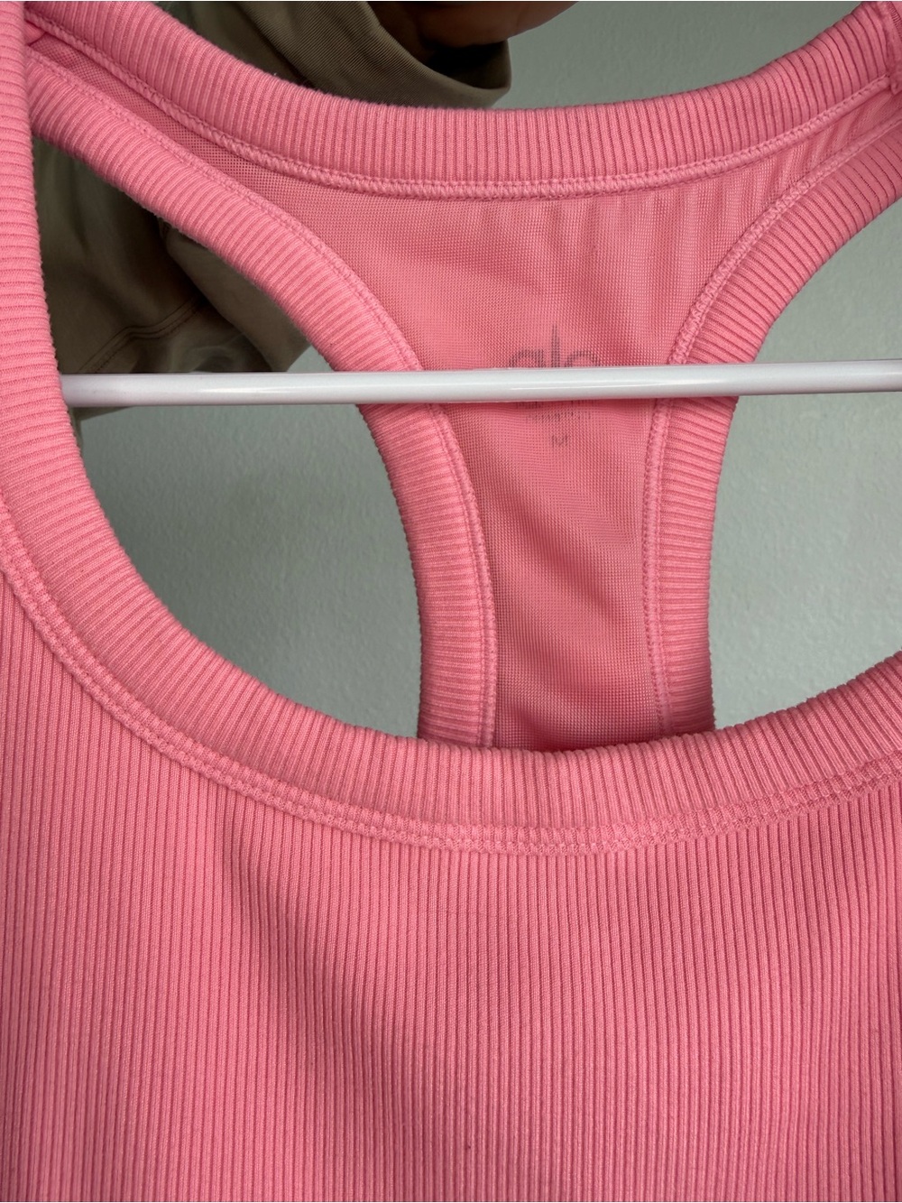 ALO Yoga Pink Racerback Tank - Picture 3 of 3